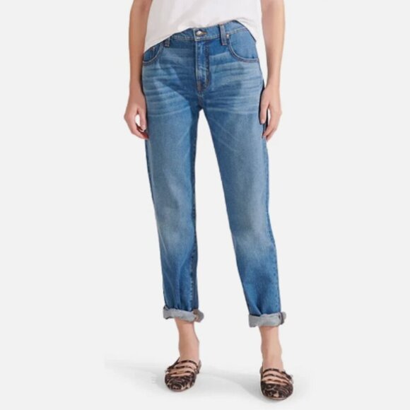 Veronica Beard Benzi Girlfriend Jean Mid Rise Beacon Ranch Blue 25 - Picture 15 of 15